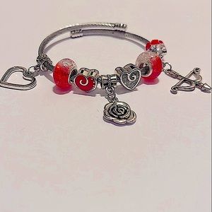 “Love Always,” Open Wrap Cuff Charm Bracelet ♥️ Perfect Gift 🔮 SEE PHOTOS 🔮
